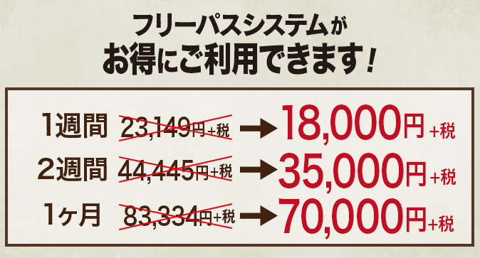 フリーパス